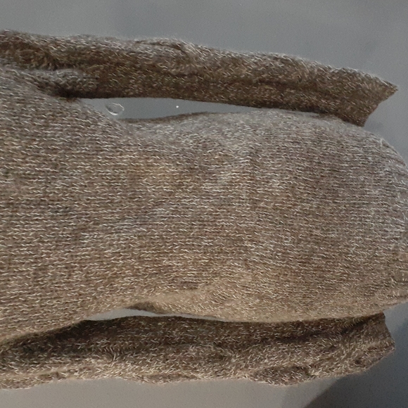 Theory gray wool blend cable knit crewneck pullover sweater size small - Picture 6 of 10